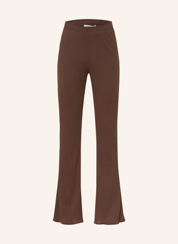 by Aylin Koenig Spodnie AURORA CIEMNOBRĄZOWY