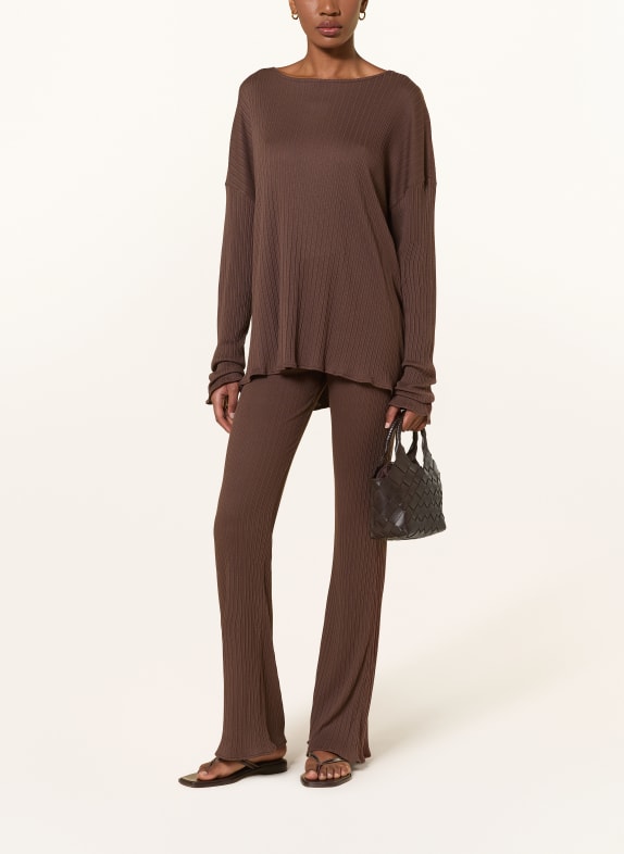 by Aylin Koenig Broek AURORA MARRON FONCÉ