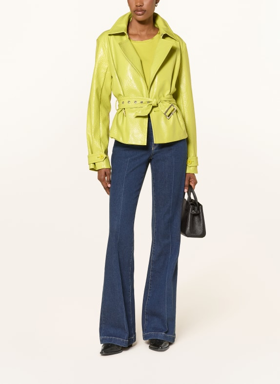 MARC CAIN Jacke in Lederoptik 513 apple green new