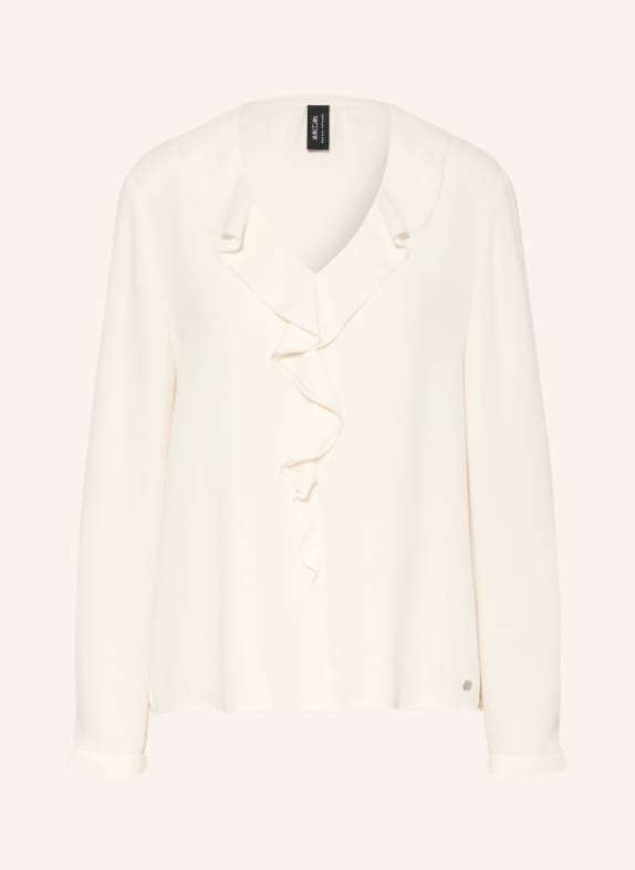 MARC CAIN Blusenshirt mit Volants 112 bright ecru