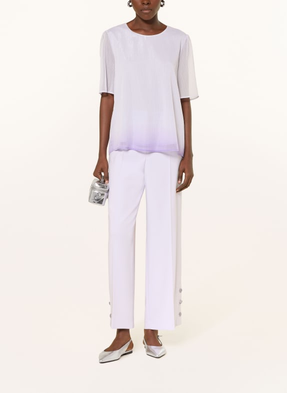 MARC CAIN Blouse met glittergaren 715 purple heather