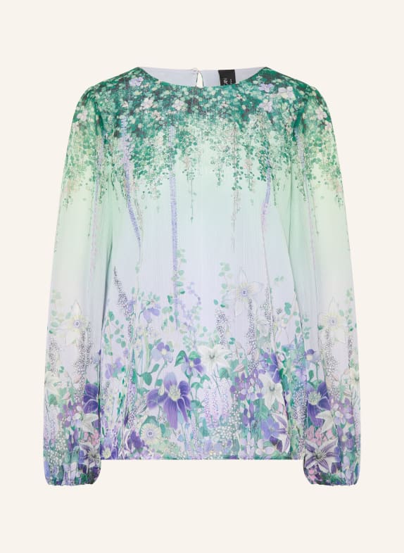 MARC CAIN Blusenshirt mit Glitzergarn 715 purple heather