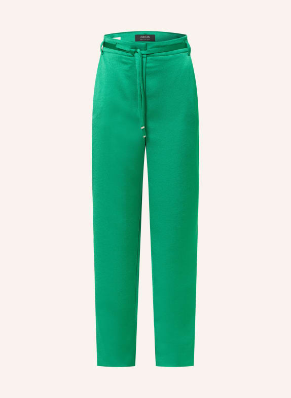 MARC CAIN Pantalon en satin FRANCA 553 pepper green