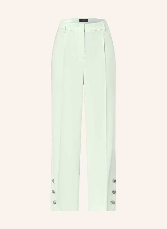 MARC CAIN WASCO Marlene Pants with Rhinestones 502 misty jade