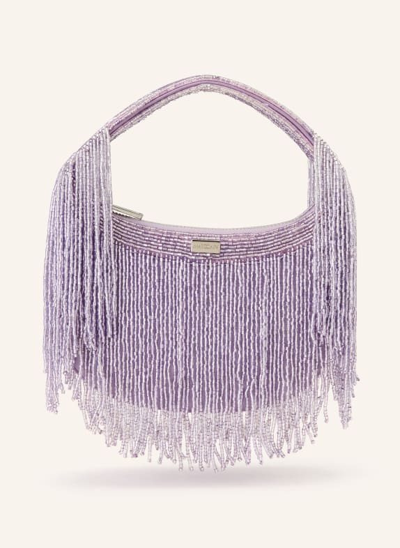MARC CAIN MINI Handbag with Decorative Beads 715 purple heather