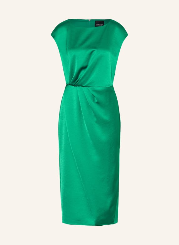 MARC CAIN Etuikleid aus Satin 553 pepper green