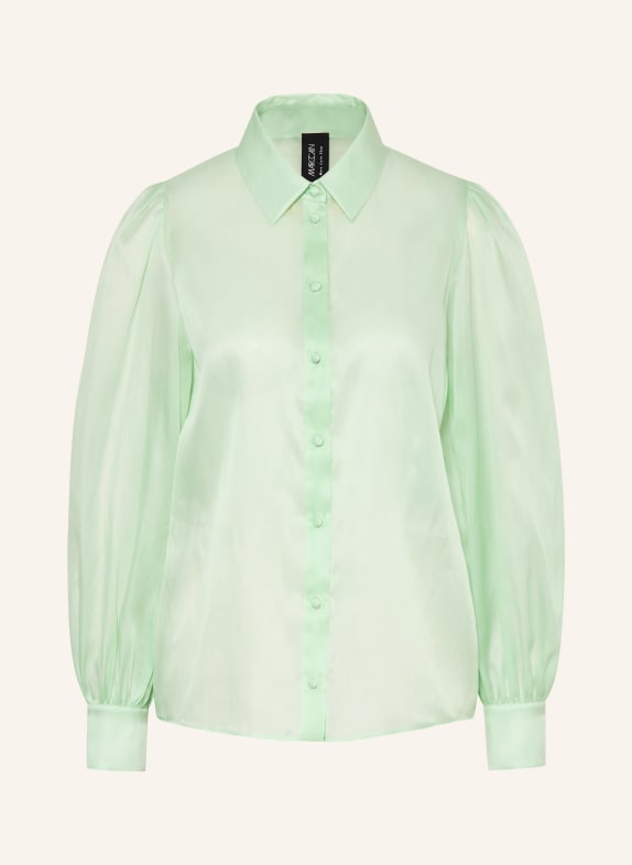 MARC CAIN Silk blouse 502 misty jade