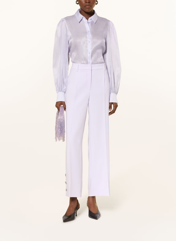 MARC CAIN Overhemdblouse met zijde 715 purple heather