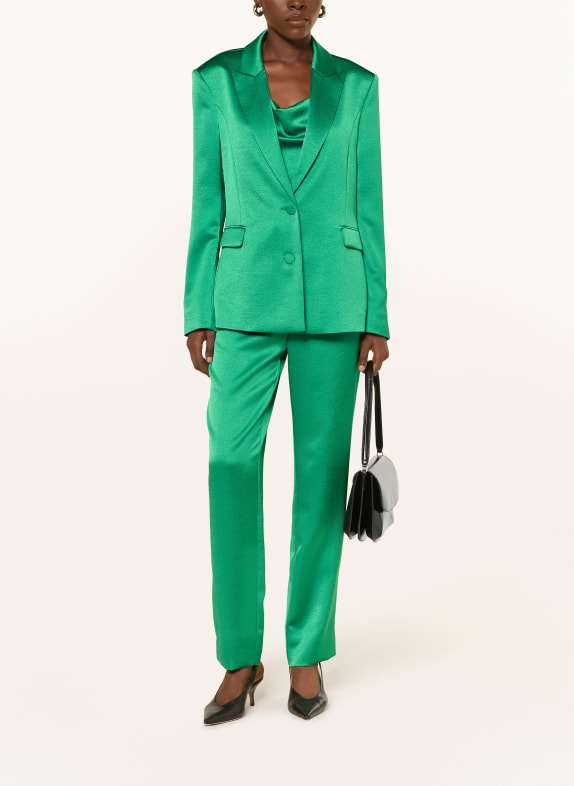 MARC CAIN Satijnen blazer 553 pepper green