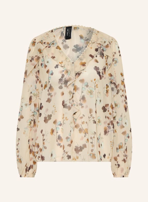 MARC CAIN Blusenshirt mit Volants 126 lamb`s wool