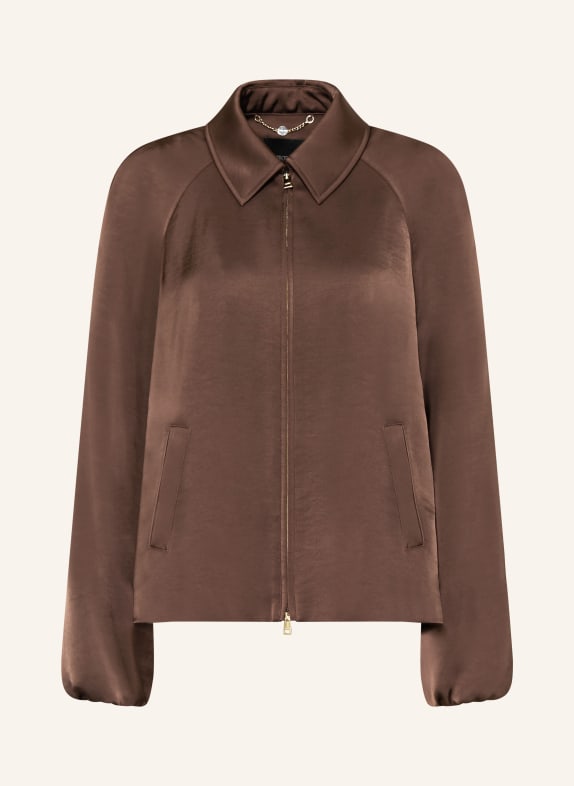 MARC CAIN Satinblouson 697 seal brown
