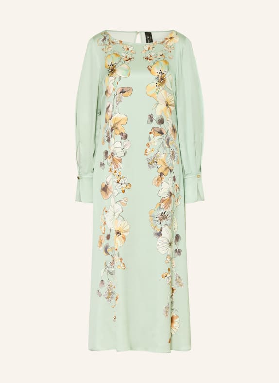 MARC CAIN Satinkleid 505 silt green
