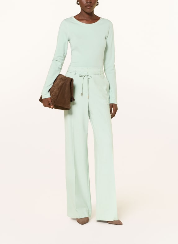 MARC CAIN T-shirt met lange mouwen 505 silt green