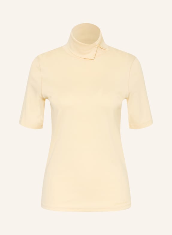 MARC CAIN Rollkragenshirt mit Schmuckperlen 126 lamb`s wool