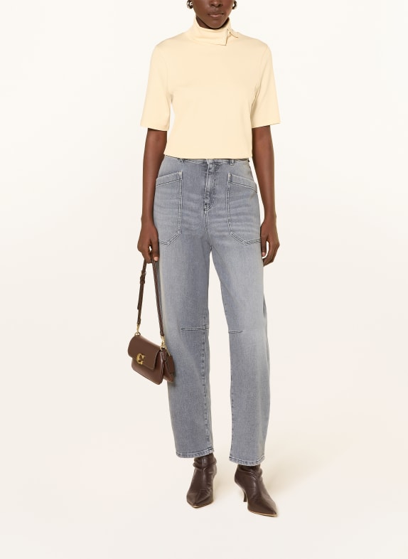 MARC CAIN Trui met col en sierparels 126 lamb`s wool