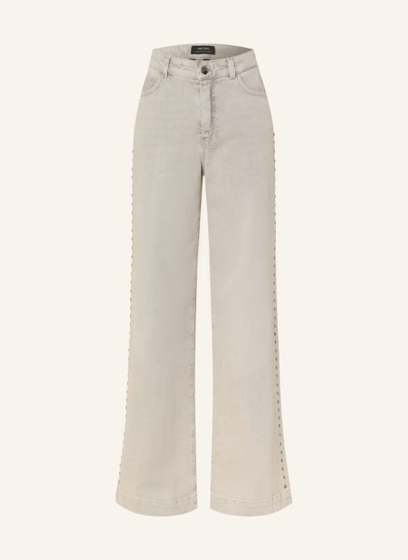 MARC CAIN Wide Leg Jeans WARRI mit Nieten 820 GREY