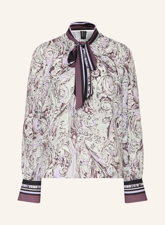 MARC CAIN Bluză cu papion detașabil 724 purple rose