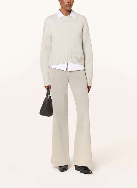 MARC CAIN Trui met alpaca 812 vapor blue