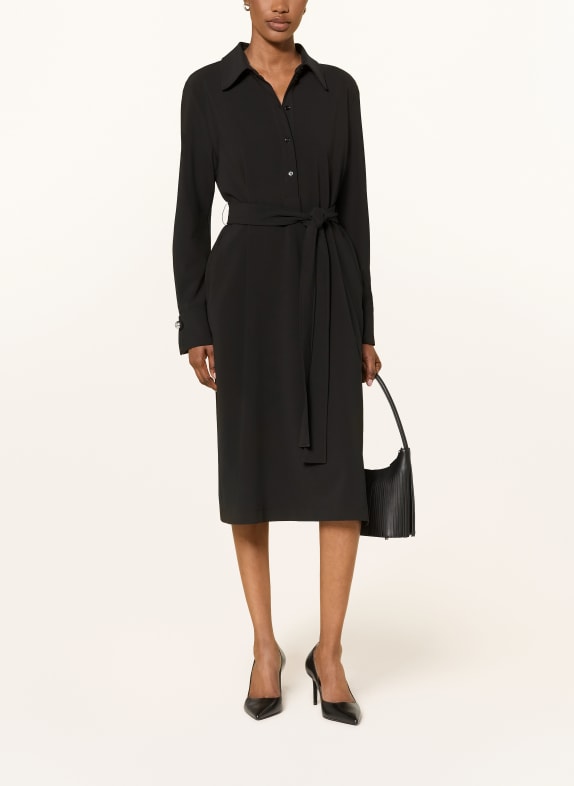 MARC CAIN Sukienka koszulowa 900 black new