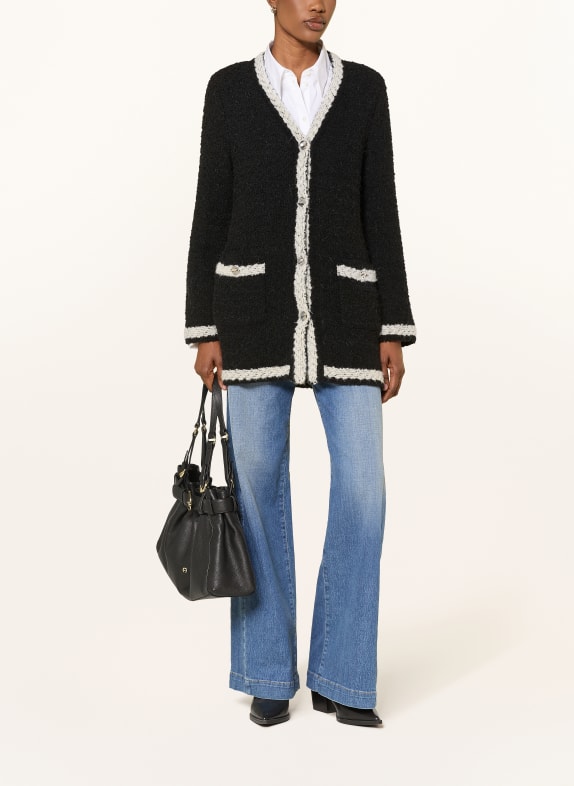 MARC CAIN Gebreid vest 900 black new