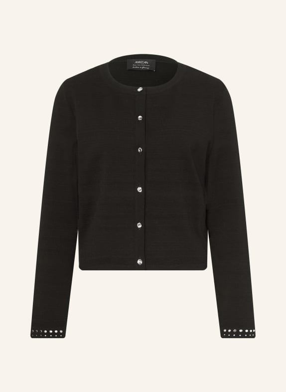 MARC CAIN Strickjacke mit Nieten 900 black new