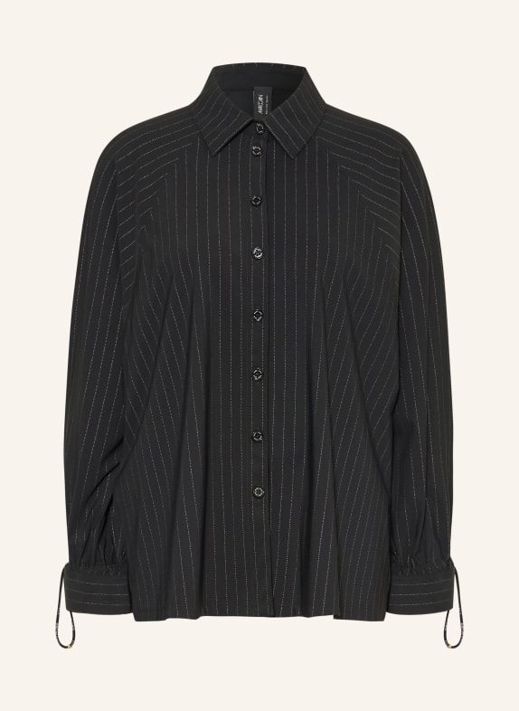 MARC CAIN Oversized-Hemdbluse 982 black and smoke