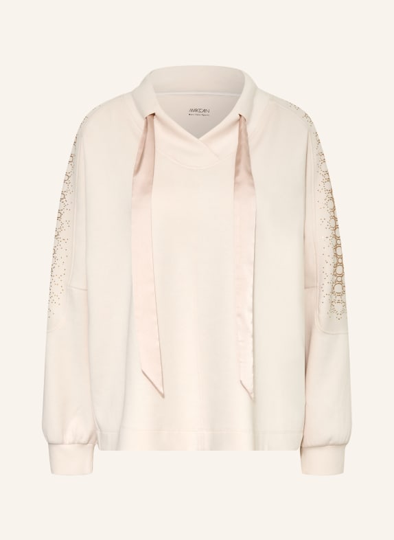 MARC CAIN Sweatshirt mit Schmucksteinen 182 smoke
