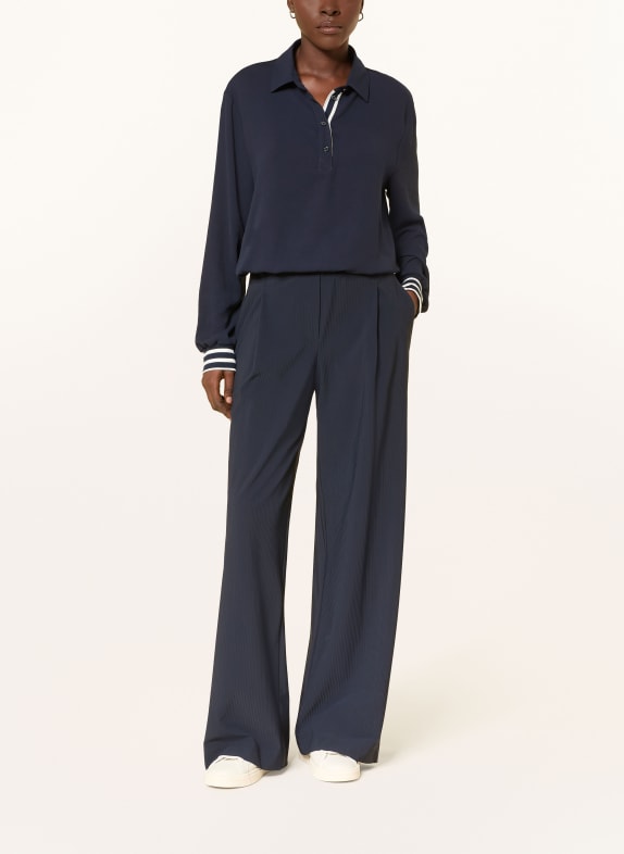 MARC CAIN Marlene-broek met galonstrepen 394 navy