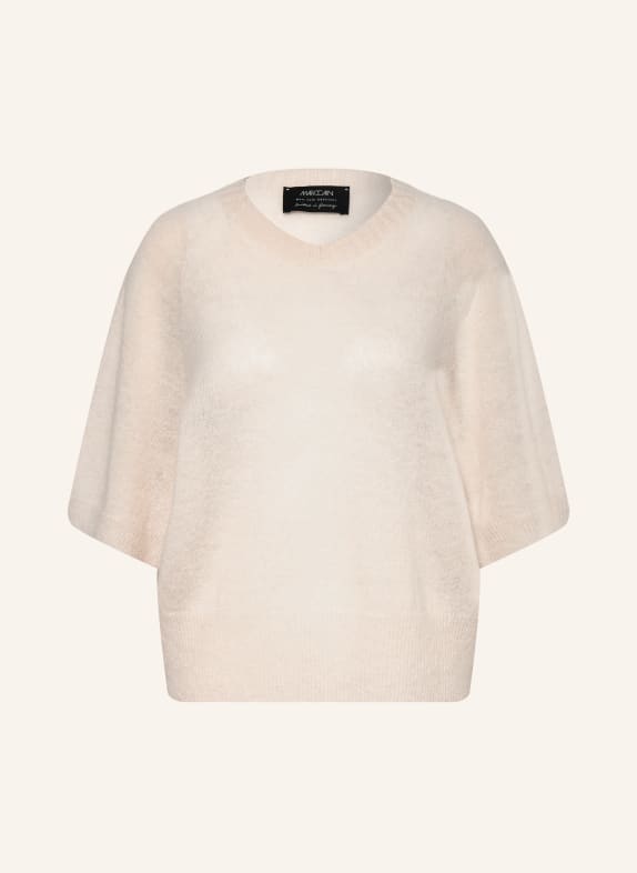 MARC CAIN Sweter z alpaki 117 soft moon rock