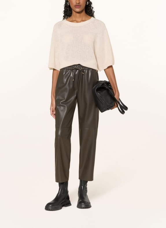 MARC CAIN Strickshirt mit Alpaka 117 soft moon rock