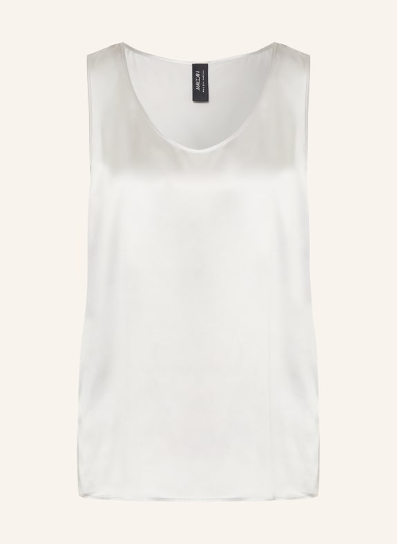 MARC CAIN Silk top 812 vapor blue