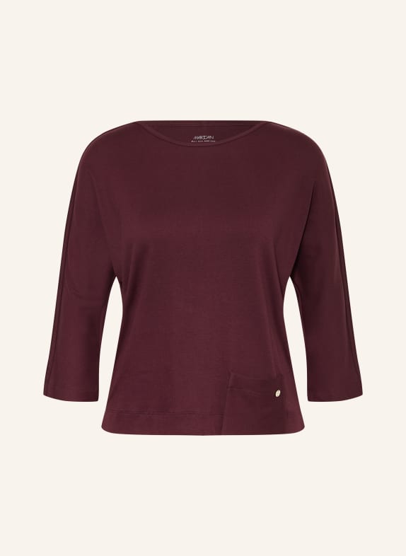 MARC CAIN Shirt met 3/4-mouwen 296 winetasting