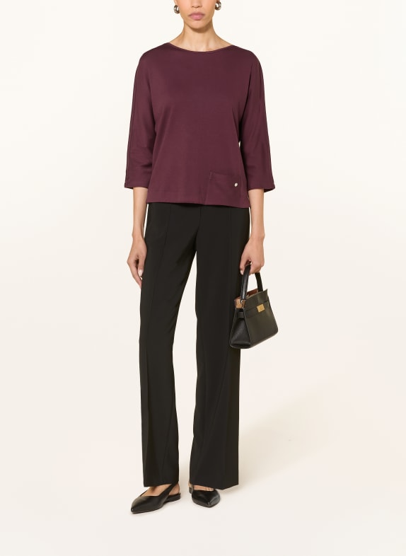 MARC CAIN Shirt met 3/4-mouwen 296 winetasting