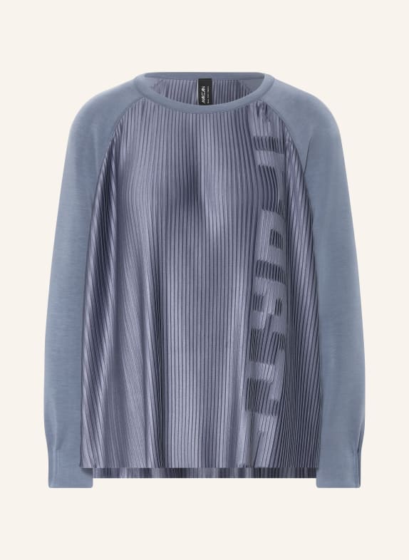 MARC CAIN Mikina s plisováním 380 grisaille