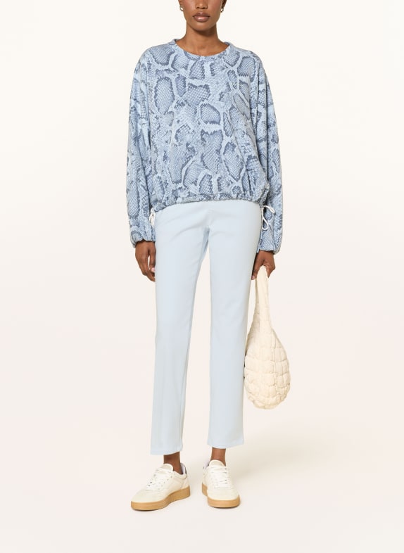 MARC CAIN Sweatshirt met pailletten 318 niagara mist