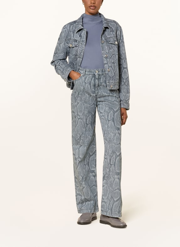 MARC CAIN Wide Leg Jeans WIGAN 353 blue denim