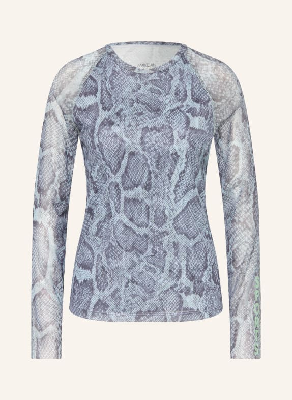 MARC CAIN Longsleeve aus Mesh 318 niagara mist