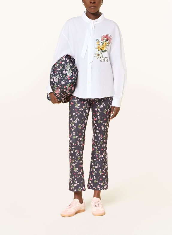 MARC CAIN Strikblouse 100 WHITE