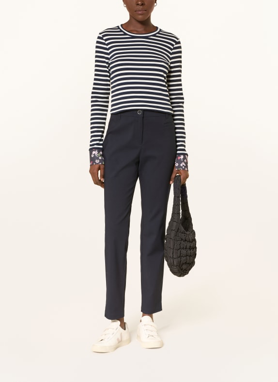 MARC CAIN T-shirt met lange mouwen 394 navy