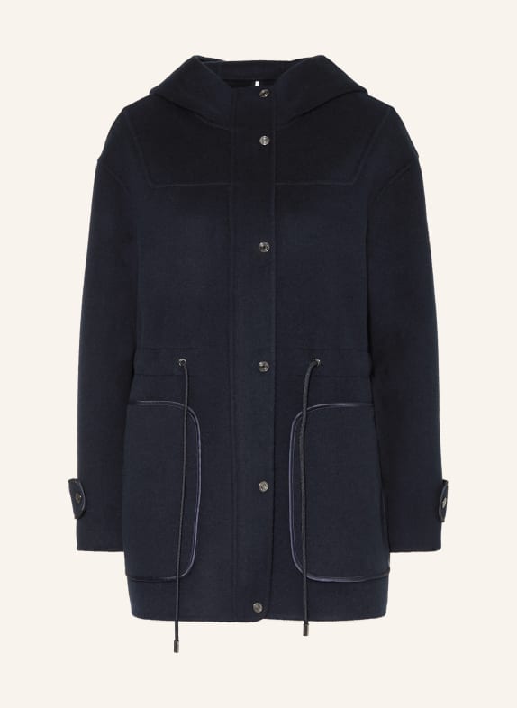 MARC CAIN Vlněný kabát 394 navy