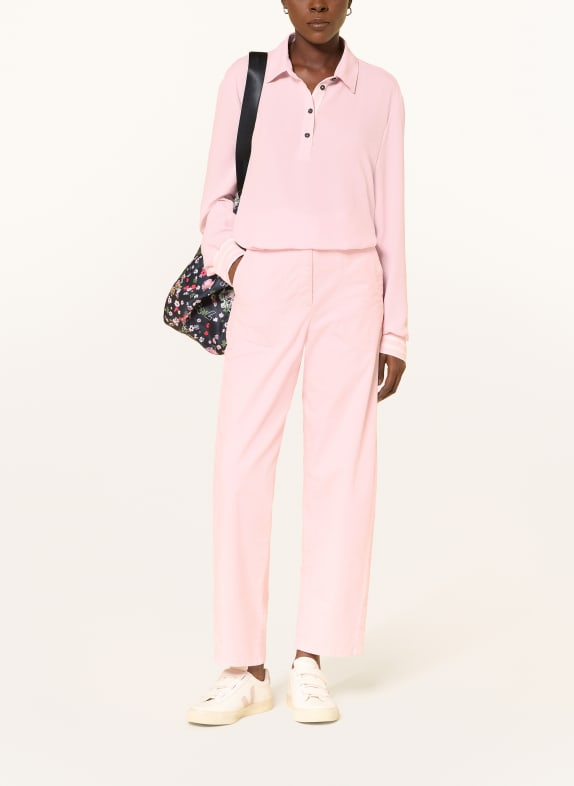 MARC CAIN Blouse van verschillende stoffen 208 chalk pink
