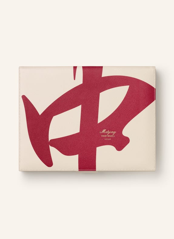 PRINTWORKS Brettspiel REVERRA MAHJONG CREME / ROT