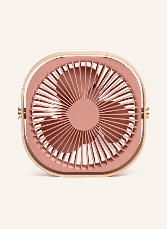 PRINTWORKS Przenośny wentylator FANTASTIC BRUDNY RÓŻ / JASNOBRĄZOWY