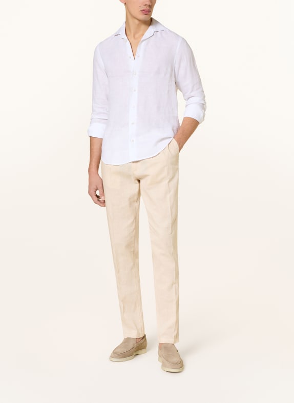 Aurélien Leinenhemd Slim Fit WEISS