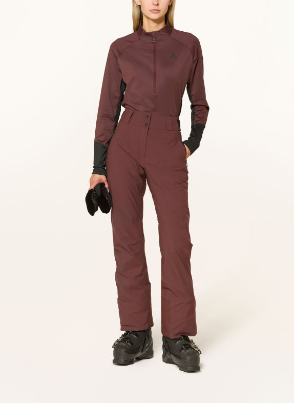 Schöffel Midlayer SAFOON DUNKELROT / SCHWARZ