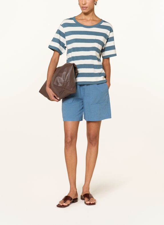 Marc O'Polo Gebreid shirt BLAUWGRIJS / WIT