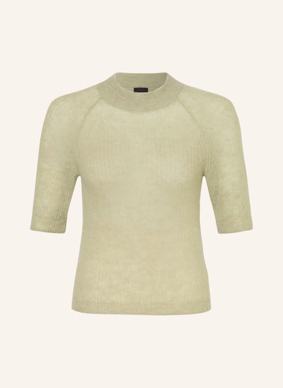 BOSS Strickshirt FEWE mit Alpaka OLIV