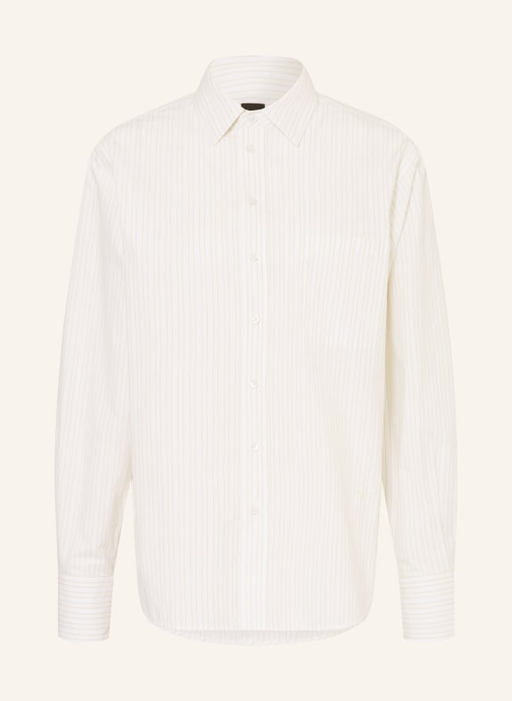 BOSS SATURDAY Shirt Blouse WHITE / KHAKI