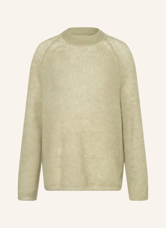 BOSS Pullover FEWENA mit Alpaka OLIV