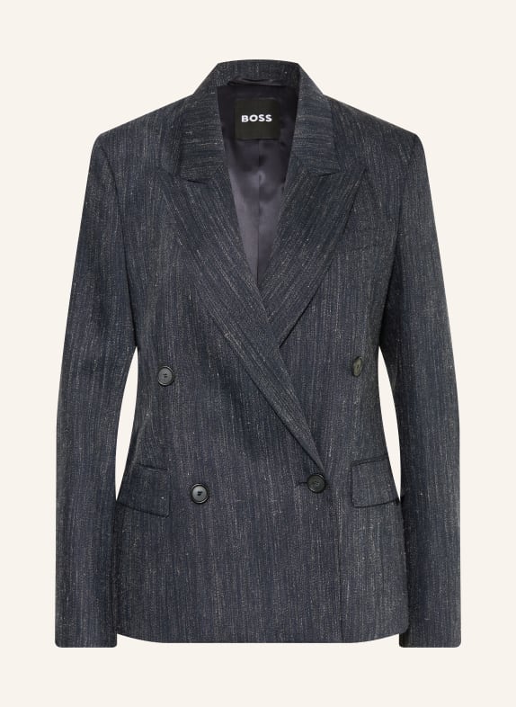 BOSS Blazer JALETO DUNKELBLAU / CREME